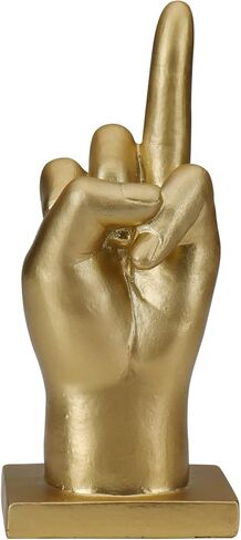 هانا روبرتس حامل خاتم يد ذهبي من البوليريسين للمجوهرات، خاتم الخطوبة والزفاف، 2.75 انش × 2.2 انش × 6.5 انش in Kuwait