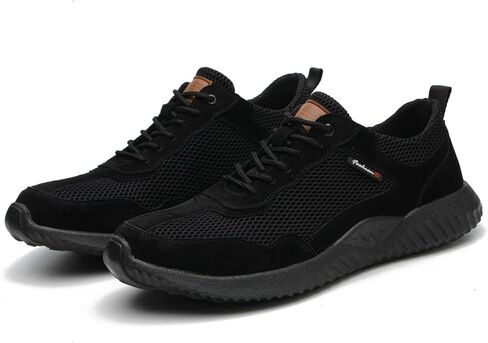 Safety Shoes for Men Steel Toe Shoes Women Lightweight Slip Non Breathable Industrial Work Shoes in Saudi Arabia