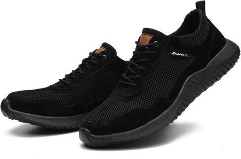 Safety Shoes for Men Steel Toe Shoes Women Lightweight Slip Non Breathable Industrial Work Shoes in Saudi Arabia