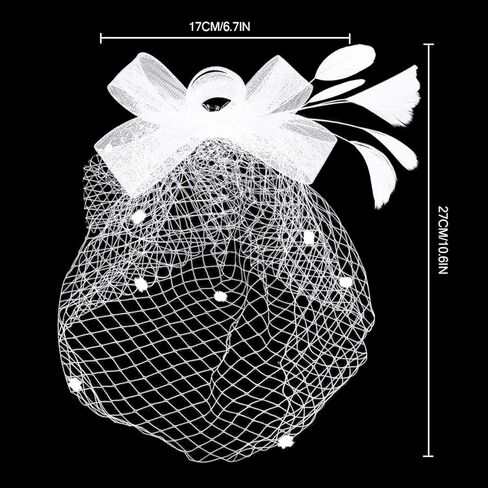 قطع زينة Bowknot قبعة الشاي ريش حفلة مشبك شعر الحجاب شبكة عقال وقفازات دانتيل قصيرة قفازات دانتيل الأزهار in Kuwait