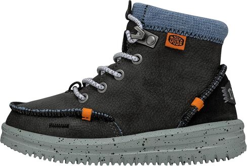 Hey Dude Bradley Boot Toddler Leather Black Size 7 | Kids Boots | Kids Pull on Boots | Comfortable & Light-Weight in Saudi Arabia