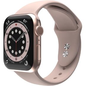 Sinjimoru Silicone Bands for Apple Watch, Adjustable Silicone Band Straps for Apple Watch Series Ultra/8/SE2/7/6/SE/5/4. Silicone Wristband for Apple Watch 38/40/41/42/44/45/49mm