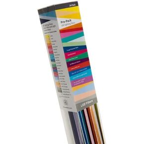 LEE Pro-Pack Lighting Gel Filter Pack 250mm x 300mm – Contains 2 Sheet Per Colour Totalling 12 Sheets in Saudi Arabia