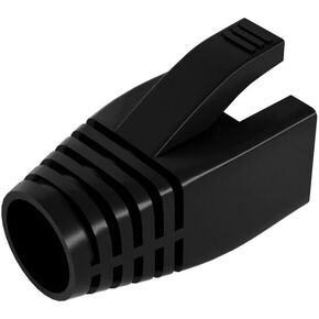 VIVOCH 50 قطعة Cat6 Cat6A Cat7 حذاء تخفيف الضغط، غطاء موصل قابس RJ45، غطاء موصل قابس الشبكة المعياري، أبيض
