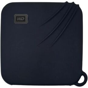 غطاء حماية من السيليكون لجهاز WD Elements SE/Western Digital SSD المحمول - أسود in Kuwait