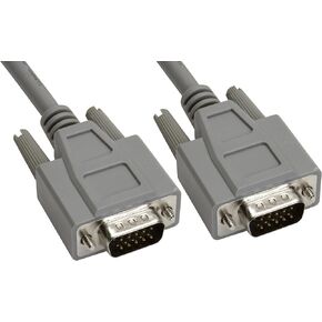 كابل أمفينول CS-DSDHD15MM0-007.5 15 Pin HD15 Deluxe D-Sub محمي، ذكر/أنثى، 7.5 بوصة، رمادي in Saudi Arabia