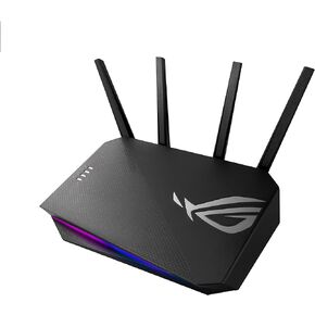 ASUS ROG Strix GS-AX3000 WiFi 6 Extendable Gaming Router, Gaming Port, Mobile Game Mode, Port Forwarding, VPN Fusion, Aura RGB, Subscription-free Network Security, Instant Guard, AiMesh Compatible in Saudi Arabia