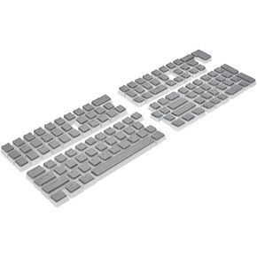 أغطية مفاتيح MarsHopper Pudding - مجموعة أغطية مفاتيح PBT مزدوجة الطلقة مع طبقة شفافة، للوحات المفاتيح الميكانيكية، مجموعة مفاتيح كاملة 104، ملف تعريف OEM، تخطيط قياسي ANSI 104 باللغة الإنجليزية (الولايات المتحدة) - أسود in Kuwait