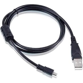 LEAGY USB-A إلى Mini 8Pin USB 2.0 كابل نقل شحن سريع مع مقابس مطلية بالفضة وحلقة مغناطيسية من الفريت مضادة للتشويش، 3 أقدام، أسود in Kuwait