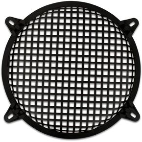 Goldwood Subwoofer Grille and Hardware 10" Steel Waffle Speaker Woofer Grill Black (SWG-10C)