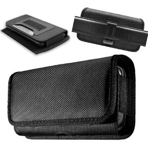 Meilib Holster for iPhone 14, 14 pro, 13 Pro, 13, 12 Pro, 11, XR, Galaxy S22 S21 S20, Cell Phone Belt Holder Case with Belt Clip, ID Card Holder Pouch Cover (Fits Phone with Otterbox Commuter Case)