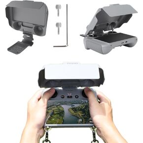 Hooshion 2 in 1 Air 3/Mini 4 Pro Protective Cover with Sun Hood for DJI RC 2, Screen Protector for DJI RC 2, Controller Protector Sunshade Cover for DJI AIR 3/Mini 4 Pro in Saudi Arabia