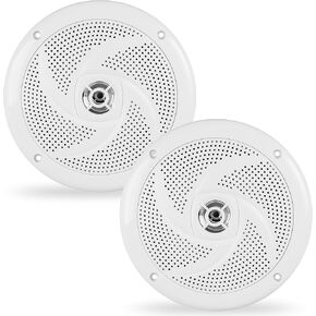 BELVA BMS65SB 400W Peak (80W RMS) 6.5" Shallow Mount 2-Way Black Coaxial Marine Speakers for Boats/ATV/UTV/SxS/Powersport in Saudi Arabia