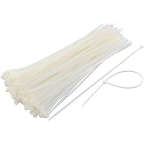 TrendBox 2000 (Size: 3x80mm/3 inches) White Self-Locking Nylon Plastic Cable Cord Zip Ties Wrap Fasten Wire Durable Indoor Outdoor Travel Home Corrosion Resistance in Saudi Arabia