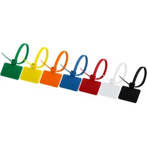 Wire Label Ties Tag for Packing & Cable Labels – 50 Pack Heavy Duty Zip Ties for Cord Management, Packages, Gardening, Home & Office Organization & DIY Projects (Orange) in Saudi Arabia