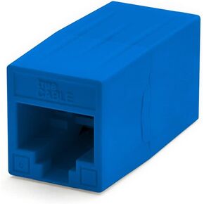 trueCABLE Cat6 Inline Coupler, Unshielded (UTP), PoE++ (4PPoE), UL Listed, ETL Verified, ANSI/TIA 568-2.D Cat 6 Performance Compliant, Female to Female RJ45 Couplers, Gray, 12 Pack in Kuwait