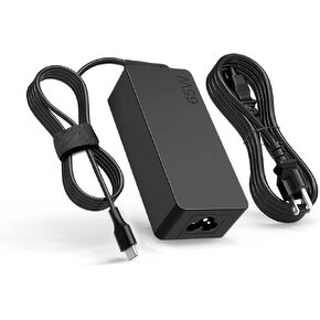 شاحن كمبيوتر محمول USB C لشاحن الكمبيوتر المحمول Lenovo Yoga/Thinkpad/Chromebook شاحن بديل لشاحن الكمبيوتر المحمول Lenovo 65 وات نوع C شاحن كمبيوتر USB C مزود طاقة in Saudi Arabia