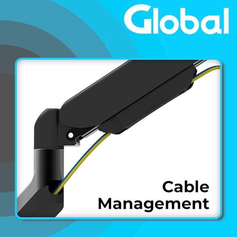 حامل شاشة مزدوج يناسب شاشة 13-30 انش، حامل مكتب لشاشة الكمبيوتر، ذراع شاشة مفصلي، حامل شاشة قابل للتعديل لشاشتين، حامل فيسا 100×100 ملم in Kuwait