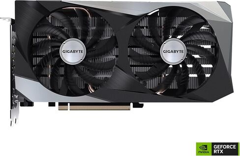 GIGABYTE GeForce RTX 3050 WINDFORCE OC 8G Graphics Card, 2X WINDFORCE Fans, 8GB GDDR6 128-bit GDDR6, GV-N3050WF2OC-8GD Video Card in Saudi Arabia