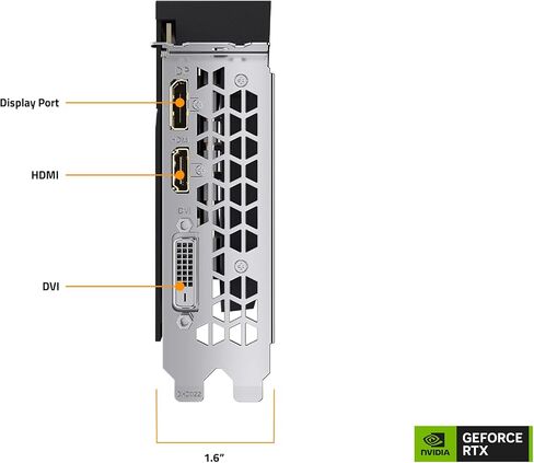 GIGABYTE GeForce RTX 3050 WINDFORCE OC 8G Graphics Card, 2X WINDFORCE Fans, 8GB GDDR6 128-bit GDDR6, GV-N3050WF2OC-8GD Video Card in Saudi Arabia