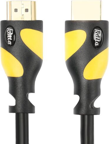 كابل Postta HDMI (50 قدم أزرق) HDMI 2.0V يدعم 4K 2160P، 1080P، ثلاثي الأبعاد، إرجاع الصوت وإيثرنت - حزمة واحدة in Saudi Arabia