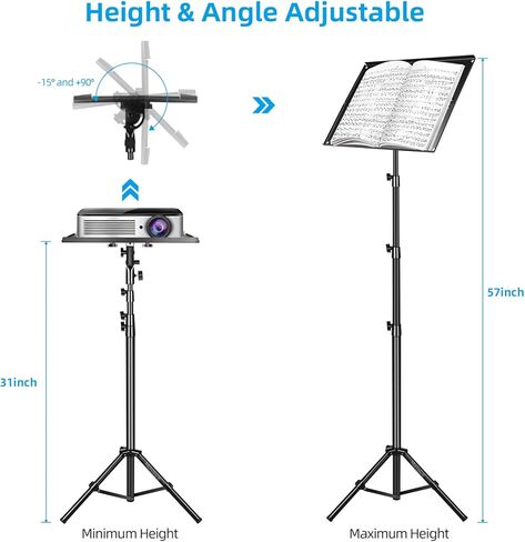 ميركيس حامل جهاز عرض ثلاثي القوائم للاماكن الخارجية بارتفاع قابل للتعديل من 32 الى 58 انش in Kuwait