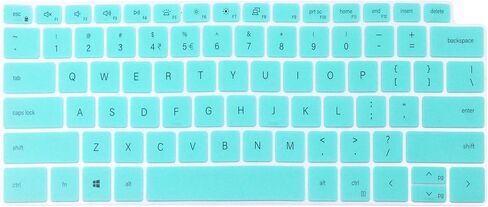 غطاء لوحة المفاتيح السيليكون UHamn متوافق مع Dell XPS 15 15.6 بوصة 9500 9510 9520 9530 وDell XPS 17 بوصة 9700 9710 9720 9730 وDell Precision 5760 5560 5770 5570 (أسود) in Kuwait