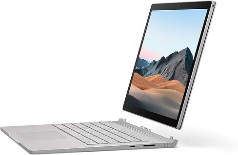 Microsoft Surface Book 3 شاشة لمس 13.5 بوصة 512 جيجا i7 32 جيجا رام مع Windows 10 Pro (Wi-Fi، 1.3 جيجا هرتز رباعي النواة i7 حتى 3.9 جيجا هرتز، أحدث إصدار) SLM-00001 (متجدد) in Saudi Arabia