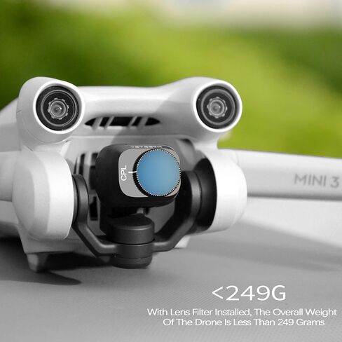 (4 قطع) مجموعة مرشحات ND/PL لملحقات DJI Mini 3 Pro، ND8/PL، ND16/PL، ND32/PL، ND64/PL مرشح... in Kuwait