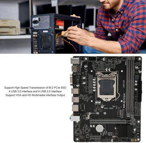 لوحة ام للالعاب LGA 1151PC تدعم كور الجيل السادس والسابع والثامن والتاسع مع 4 فتحات DDR3، 4 ساتا 3.0، 4 USB 3.0، 4 منافذ USB 3.0، 4 منافذ USB 3.0، فتحات NVME M.2 in Kuwait