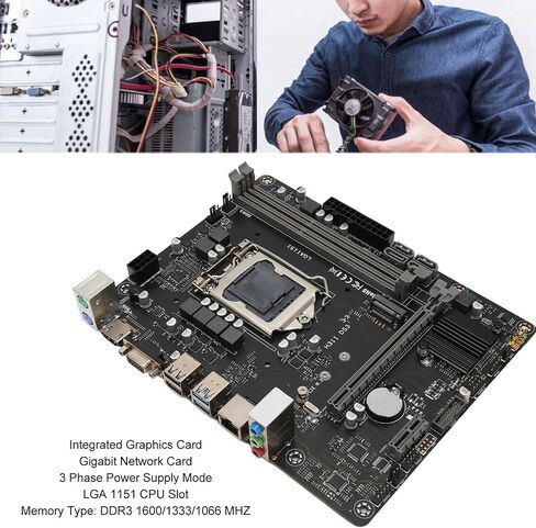 لوحة ام للالعاب LGA 1151PC تدعم كور الجيل السادس والسابع والثامن والتاسع مع 4 فتحات DDR3، 4 ساتا 3.0، 4 USB 3.0، 4 منافذ USB 3.0، 4 منافذ USB 3.0، فتحات NVME M.2 in Kuwait