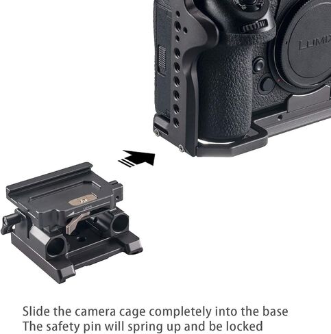 لوحة أساسية LWS قابلة للإمالة مقاس 15 مم (النوع الأول لـ BMPCC 4K/6K أو Z CAM) (رمادي تيلتا) | تا-بسب-15-ز in Kuwait