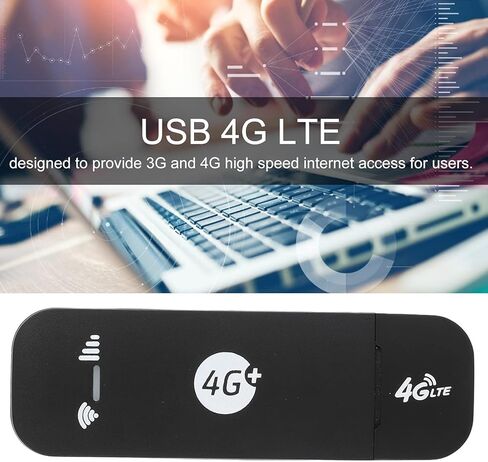 4G LTE USB Modem WiFi Dongle, Mini Portable USB 4G Wireless Network Smart Router for Tablet Laptop Notebook, 2 LED Status, Plug and play(US Standard) in Saudi Arabia