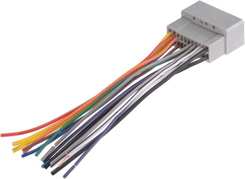 Bingfu Car Stereo Harness for Select 2002-2008 Chrysler Dodge Jeep DA61 Wiring Wire Harness with Antenna Adapter in Saudi Arabia