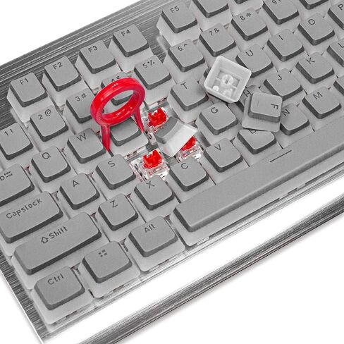 أغطية مفاتيح MarsHopper Pudding - مجموعة أغطية مفاتيح PBT مزدوجة الطلقة مع طبقة شفافة، للوحات المفاتيح الميكانيكية، مجموعة مفاتيح كاملة 104، ملف تعريف OEM، تخطيط قياسي ANSI 104 باللغة الإنجليزية (الولايات المتحدة) - أسود in Kuwait