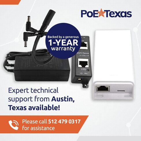POE-USBC-Kit | موزع طاقة فوق إيثرنت إلى USB من النوع C مع مخرج 41 وات | متوافق مع لينوفو، مايكروسوفت سيرفس جو، أجهزة الكمبيوتر المحمولة وغيرها in Kuwait
