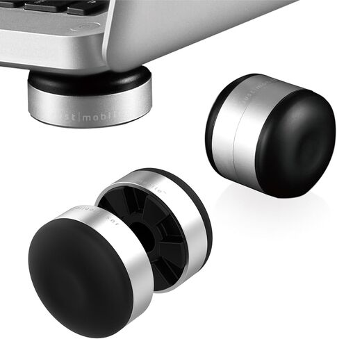 Just Mobile Lazy Couch Laptop Cooling Stand, Ergonomic Cooling Pad Small Invisible Portable Stand Keyboard Riser Aluminum for iPad/MacBook/Notebook in Saudi Arabia