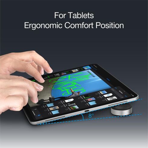 Just Mobile Lazy Couch Laptop Cooling Stand, Ergonomic Cooling Pad Small Invisible Portable Stand Keyboard Riser Aluminum for iPad/MacBook/Notebook in Saudi Arabia