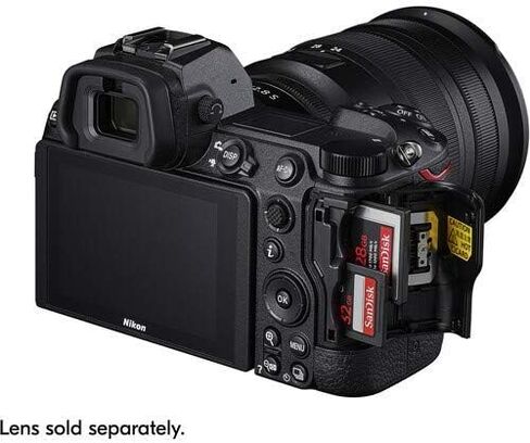 كاميرا Nikon Z 7II الرقمية بدون مرآة بدقة 45.7 ميجابكسل (الهيكل فقط) (1653) + بطاقة XQD سعة 64 جيجابايت + بطارية EN-EL15c + برنامج Corel + حافظة + قارئ بطاقات + حزام يد + المزيد - الطراز العالمي (متجدد) in Saudi Arabia