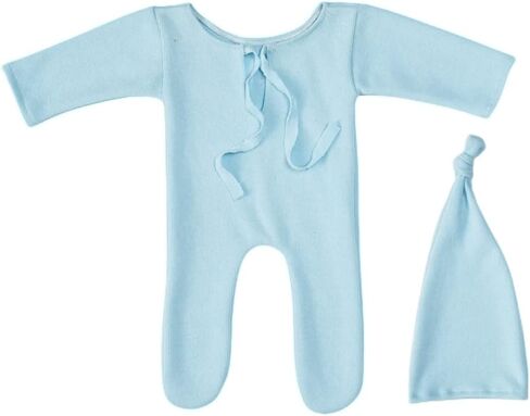 بي اكس يو ايه ان دبليو ملابس اطفال محبوكة لحديثي الولادة، مجموعة زي تنكري للاطفال حديثي الولادة مصنوعة يدويا للاولاد والبنات والرضع، رومبير دعائم الصور، هدية حفل استقبال in Kuwait