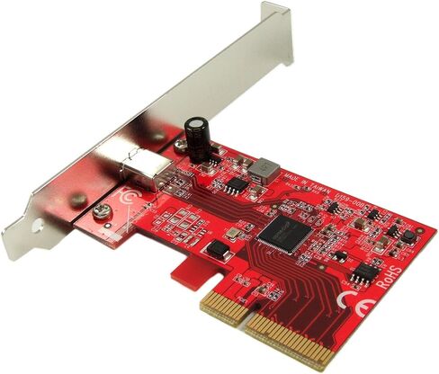 Ableconn PEX-UB159 USB 3.2 الجيل 2x2 (20 جيجا في الثانية) 1-منفذ سي بي سي اي 3.0 بطاقة - USB 3.2 Gen2x2 PCI Express Gen3 x4 Lane محول بطاقة مضيف (وحدة تحكم ASMedia ASM3242) in Kuwait