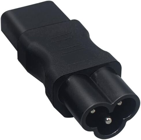محول طاقة JORINDO IEC320 C6 إلى IEC320 C15 AC، قابس IEC320 C6 3 دبابيس إلى C15 محول تحويل الطاقة بمقبس 3 فتحات، C6 إلى C15 قابس طاقة تمديد، لـ PDU/UPS/العرض/جهاز العرض (C6 إلى C15) in Kuwait