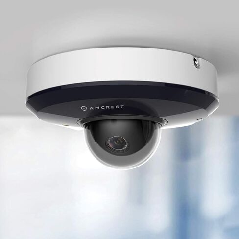كاميرا Amcrest ProHD 1080P PTZ في الهواء الطلق، كاميرا 2MP خارجية Vandal Dome IP PoE (تكبير بصري 3X) IK08 مقاومة للتخريب، IP66 مقاومة للطقس، رؤية ليلية تصل إلى 49 قدمًا، عموم/إمالة (IP2M-866EW) (أبيض) in Saudi Arabia