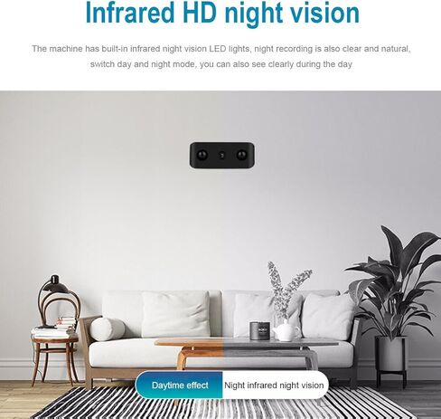 كاميرا مراقبة لاسلكية صغيرة الحجم من fabquality بدقة 1080 بيكسل HD Nanny Cam مع رؤية ليلية للهاتف APP وغرفة الكلب في الأماكن المغلقة والخارجية وقبة الطفل ونظام أمان فوري DSLR Bullet in Kuwait