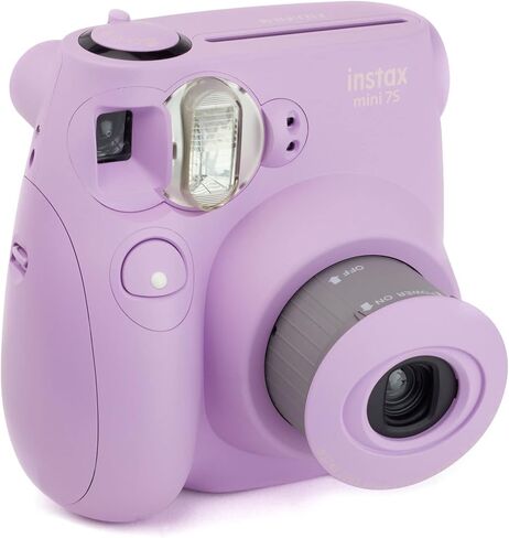 كاميرا Fujifilm Instax MINI 7s باللون الأزرق الفاتح (متجددة) in Kuwait