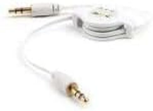 مجموعة eTECH 3 عبوات من سلك كابل مساعد قابل للسحب 3.5 مم - كابل صوت AUX 3.5 مم إلى 3.5 مم - لهاتف Apple iPhone 6 Plus 5S/5C/5/4S/4، iPod Touch الجيل الخامس، Nano، iPad Air 2، Mini 2/ 3، سامسونج جالاكسي S3 S4 S5 نوت 2/3/4 - موتورولا موتو جي، موتو إكس in Kuwait