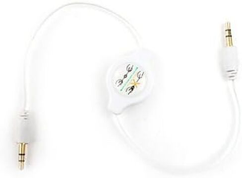 مجموعة eTECH 3 عبوات من سلك كابل مساعد قابل للسحب 3.5 مم - كابل صوت AUX 3.5 مم إلى 3.5 مم - لهاتف Apple iPhone 6 Plus 5S/5C/5/4S/4، iPod Touch الجيل الخامس، Nano، iPad Air 2، Mini 2/ 3، سامسونج جالاكسي S3 S4 S5 نوت 2/3/4 - موتورولا موتو جي، موتو إكس in Kuwait