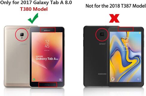 T Phael Black متوافق مع Samsung Galaxy SM-T380، بديل رقمي لشاشة اللمس، لإصدار Tab A 8.0 2017 WiFi، وليس لـ LTE SM-T385 (بدون LCD) مع لاصق وأدوات in Kuwait
