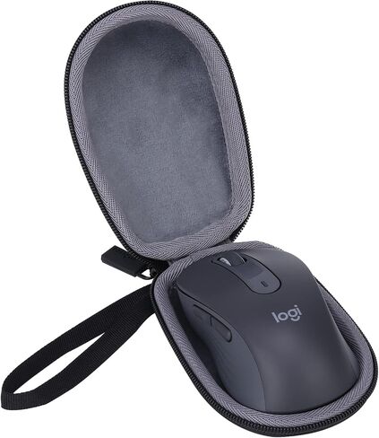 حافظة صلبة co2CREA متوافقة مع ماوس Logitech Signature M650 M550 اللاسلكي (حجم صغير متوسط، أوف وايت) in Saudi Arabia