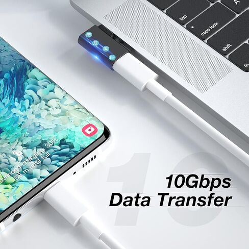 UseBean Right Angle USB C Extension Adapter, (4-Pack) Left 90-Degree PD 100W 20Gbps 4K@60Hz Type C 3.2 Gen2 Male to Female Extender, USB-C Video Extended Converter,for Steam Deck,Switch,MacBook,etc in Kuwait